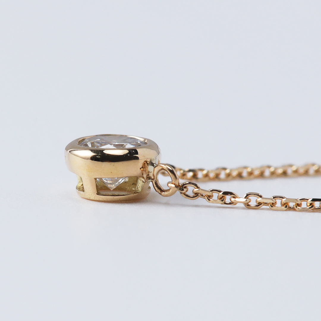 <クリスマス限定>【受注生産品】K18 0.3ctダイヤモンドネックレス(ソーティング付き)