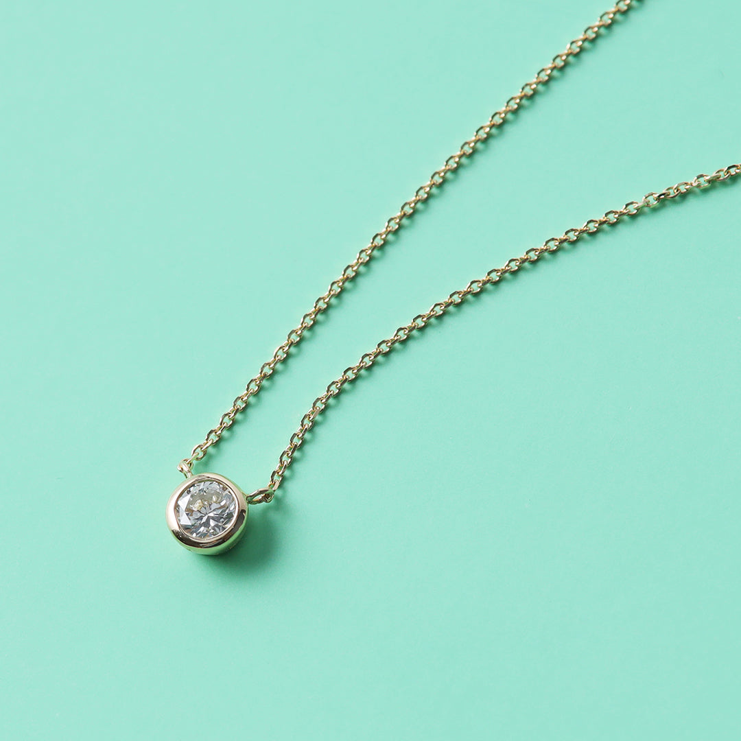 <クリスマス限定>【受注生産品】K18 0.3ctダイヤモンドネックレス(ソーティング付き)