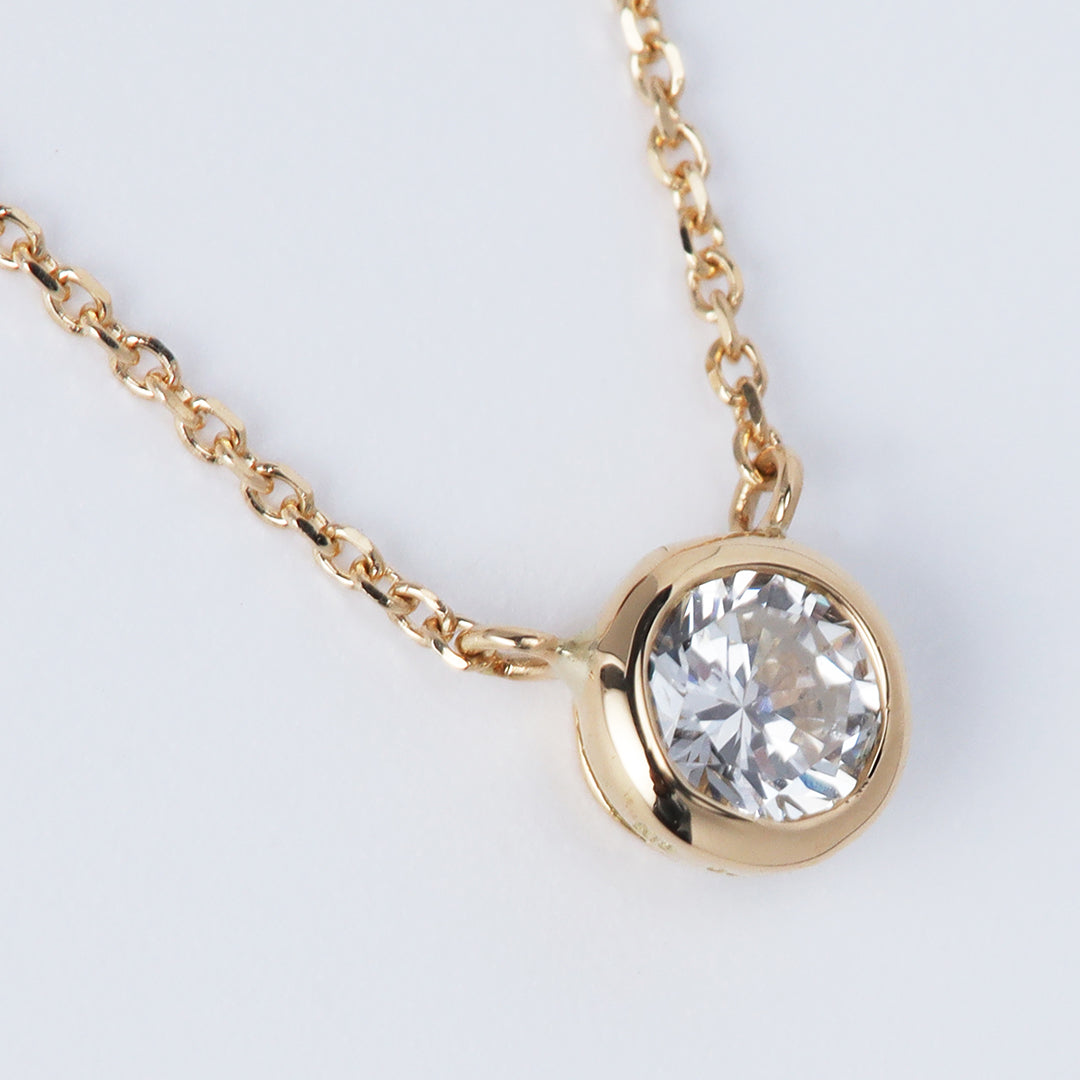 <クリスマス限定>【受注生産品】K18 0.3ctダイヤモンドネックレス(ソーティング付き)