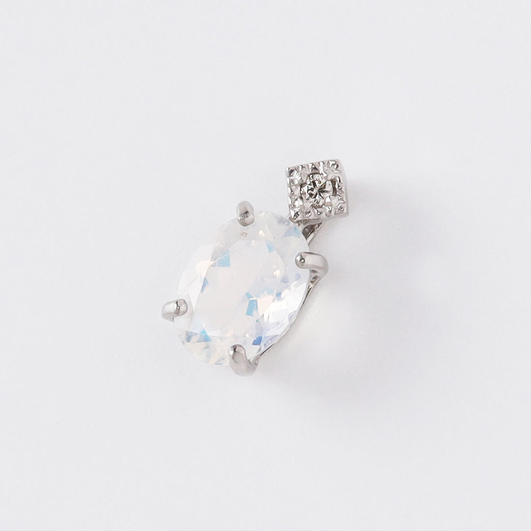 <NEW>Pt900ロイヤルブルームーンストーンペンダントトップ