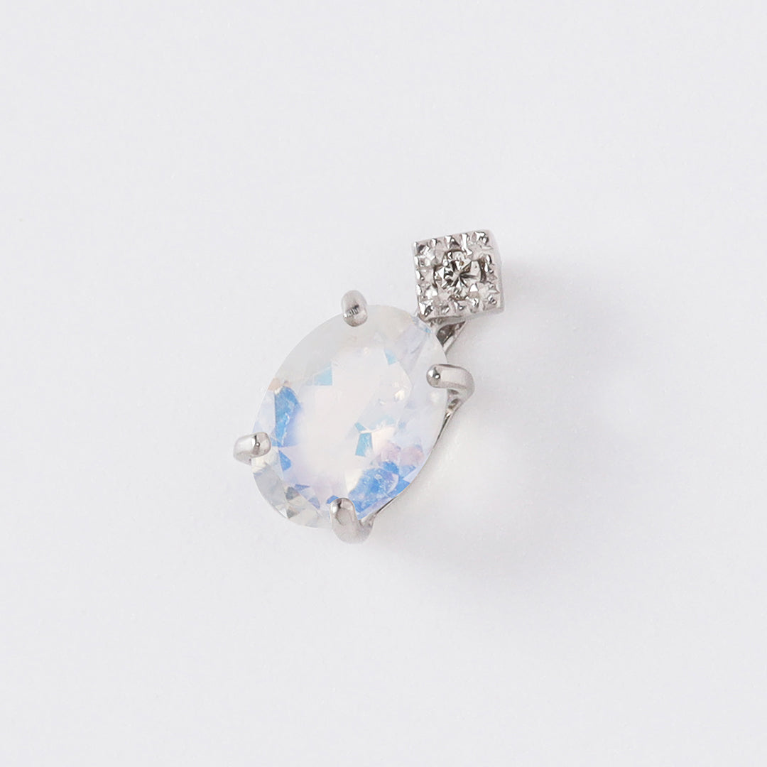 <NEW>Pt900ロイヤルブルームーンストーンペンダントトップ