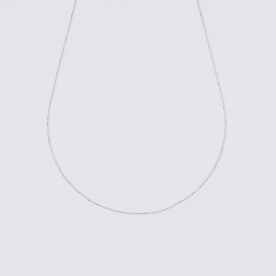 <NEW>Pt850ボールチェーンスライドネックレス