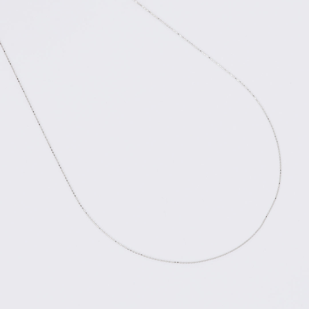 <NEW>Pt850ボールチェーンスライドネックレス