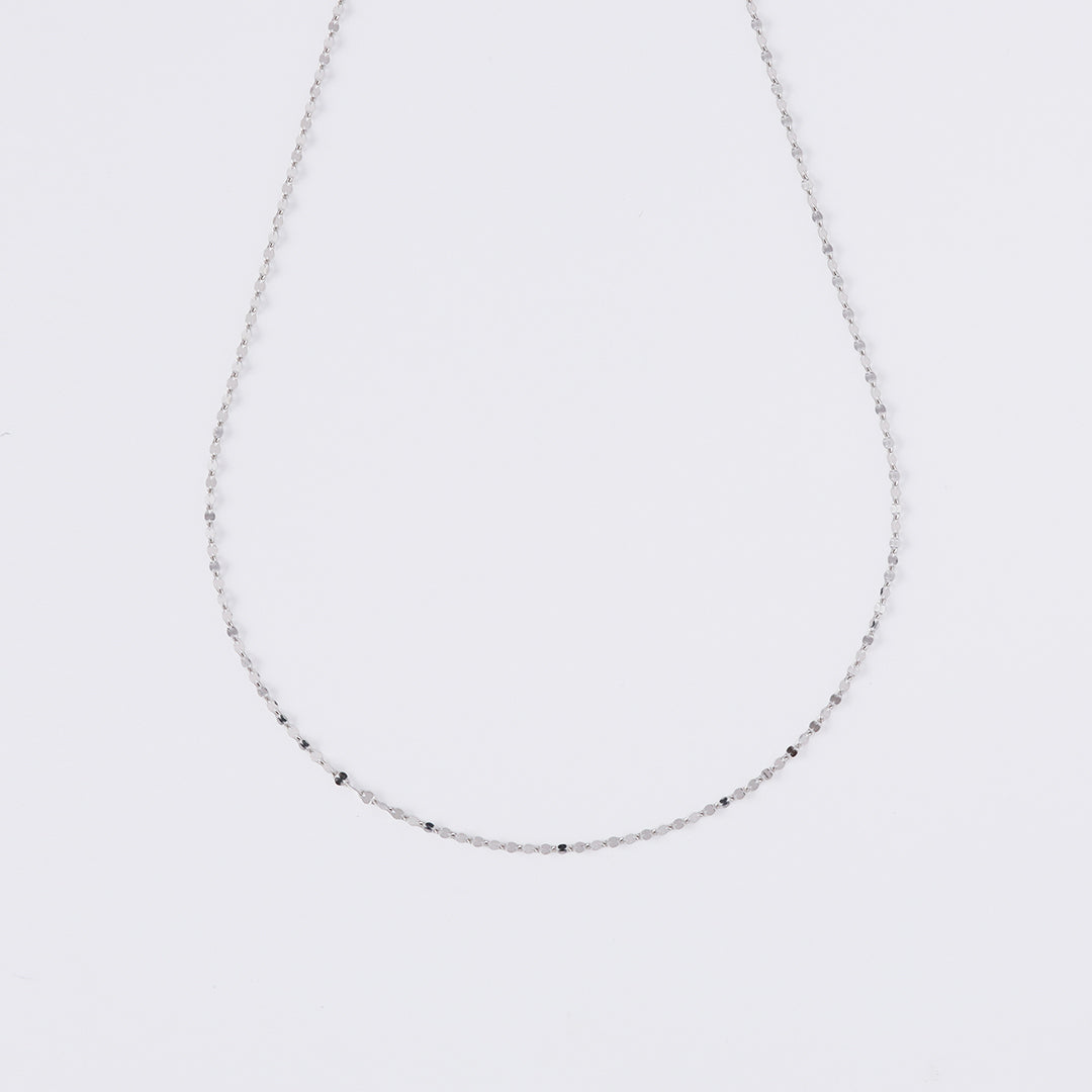 【受注生産品】<NEW>Pt850ペタルチェーンネックレス
