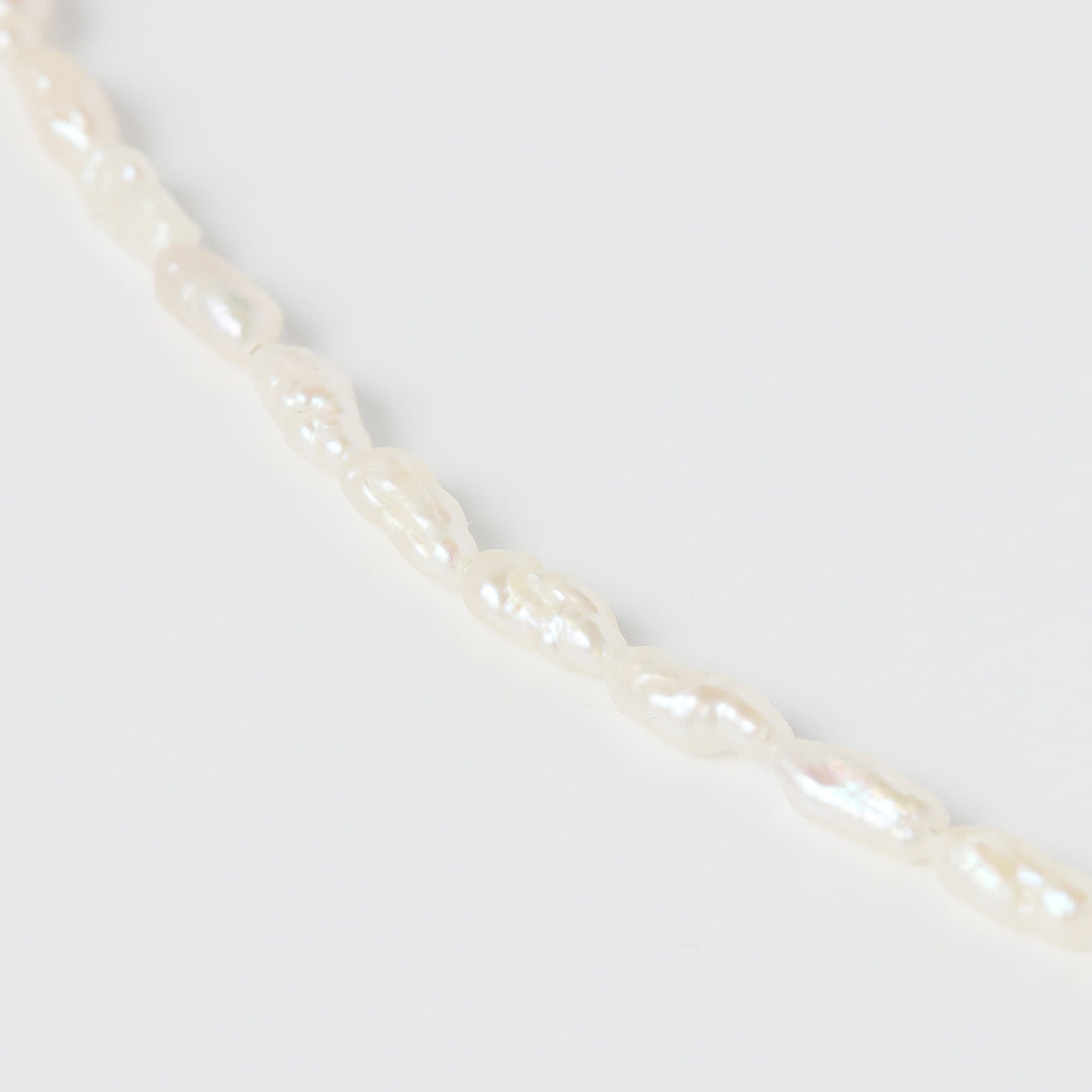 SV925淡水ライスパールチョーカーネックレス