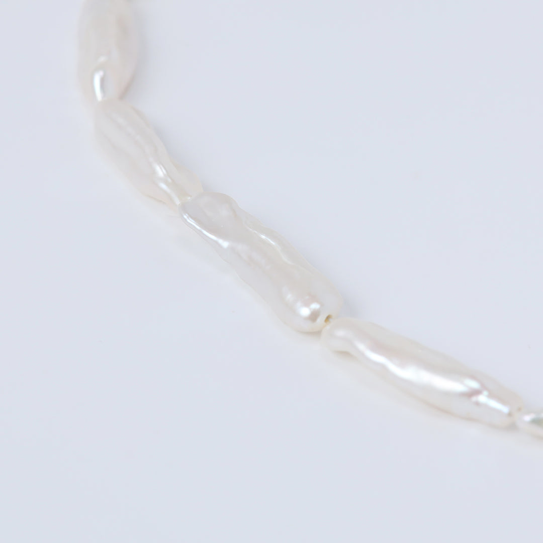 SV925変形淡水パールチョーカーネックレス