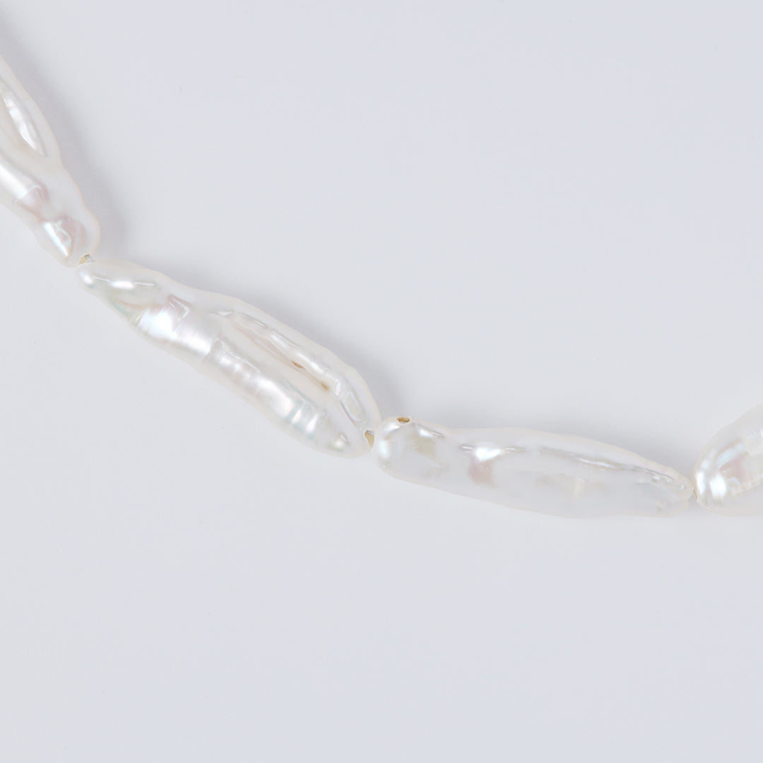 SV925変形淡水パールチョーカーネックレス