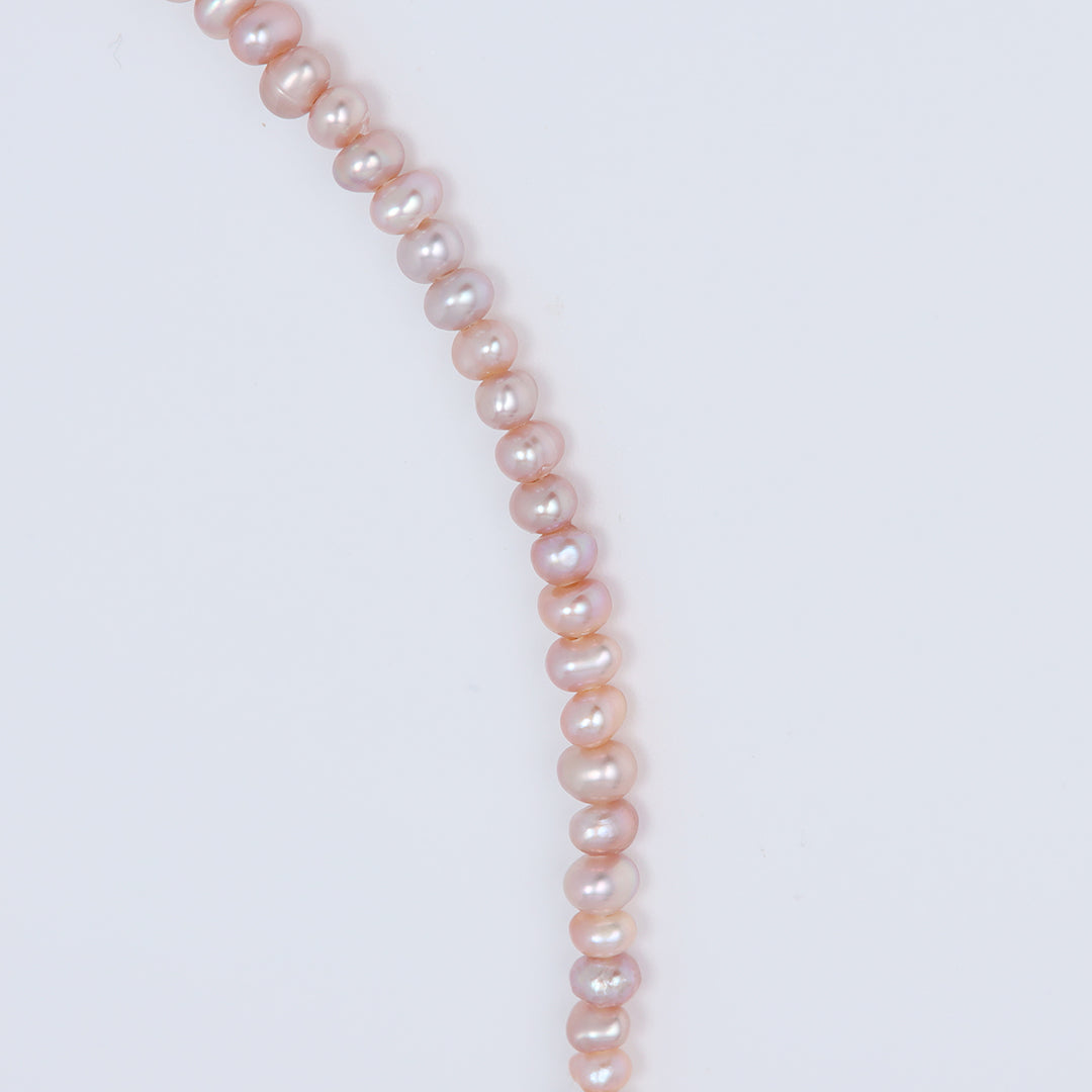 SV925淡水ピンクベビーパールネックレス