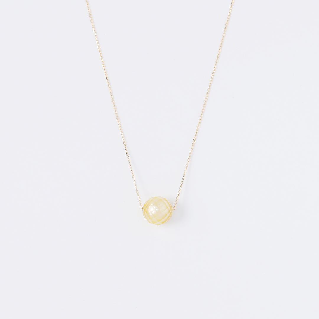 K18南洋カットパールネックレスゴールド