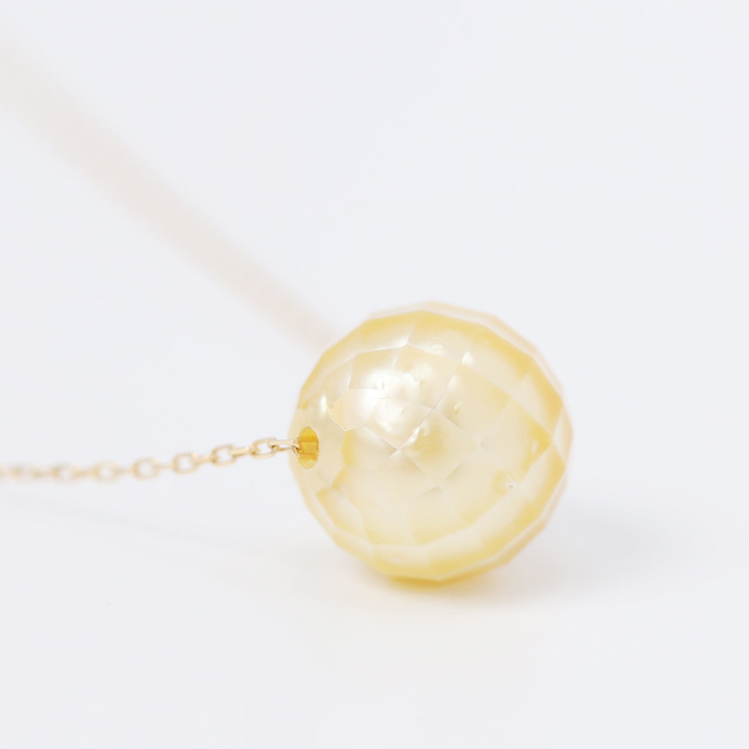 K18南洋カットパールネックレスゴールド