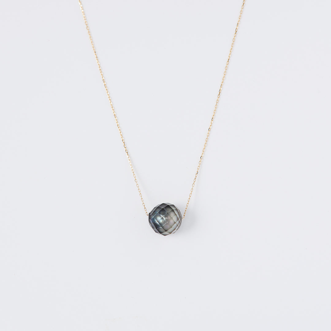 K18タヒチカットパールネックレス