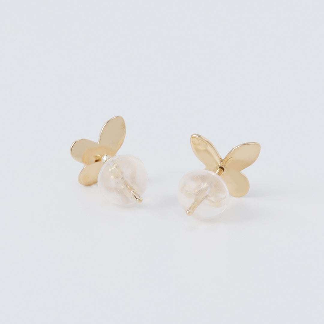 <NEW>K18バタフライピアス
