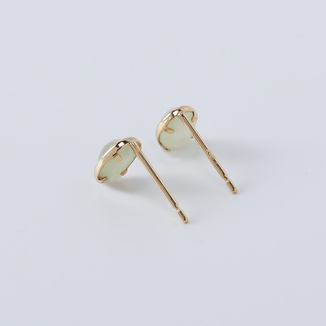 K18クリソベリルキャッツアイピアス