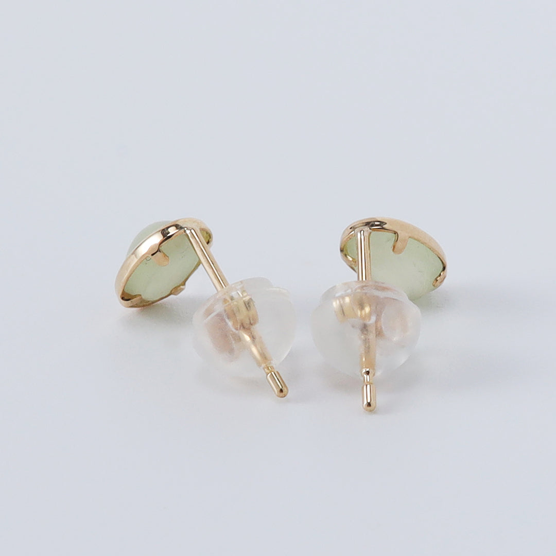 K18クリソベリルキャッツアイピアス