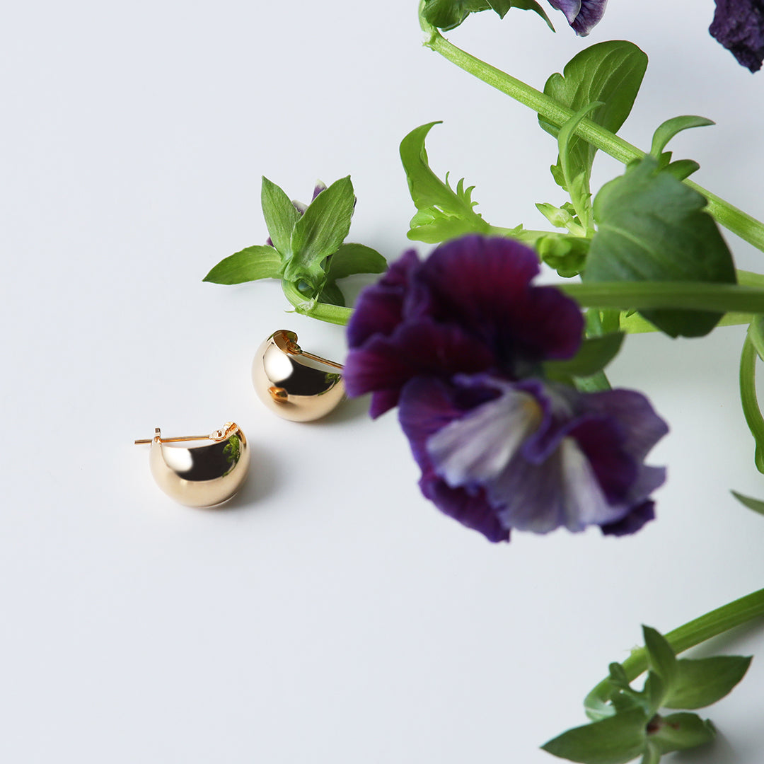 <NEW>K18ぽってりフープピアス