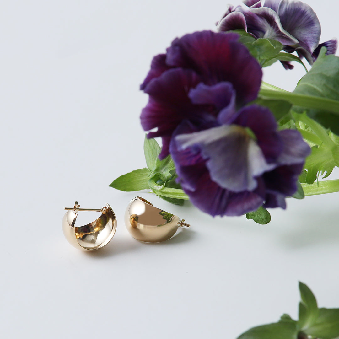 <NEW>K18ぽってりフープピアス