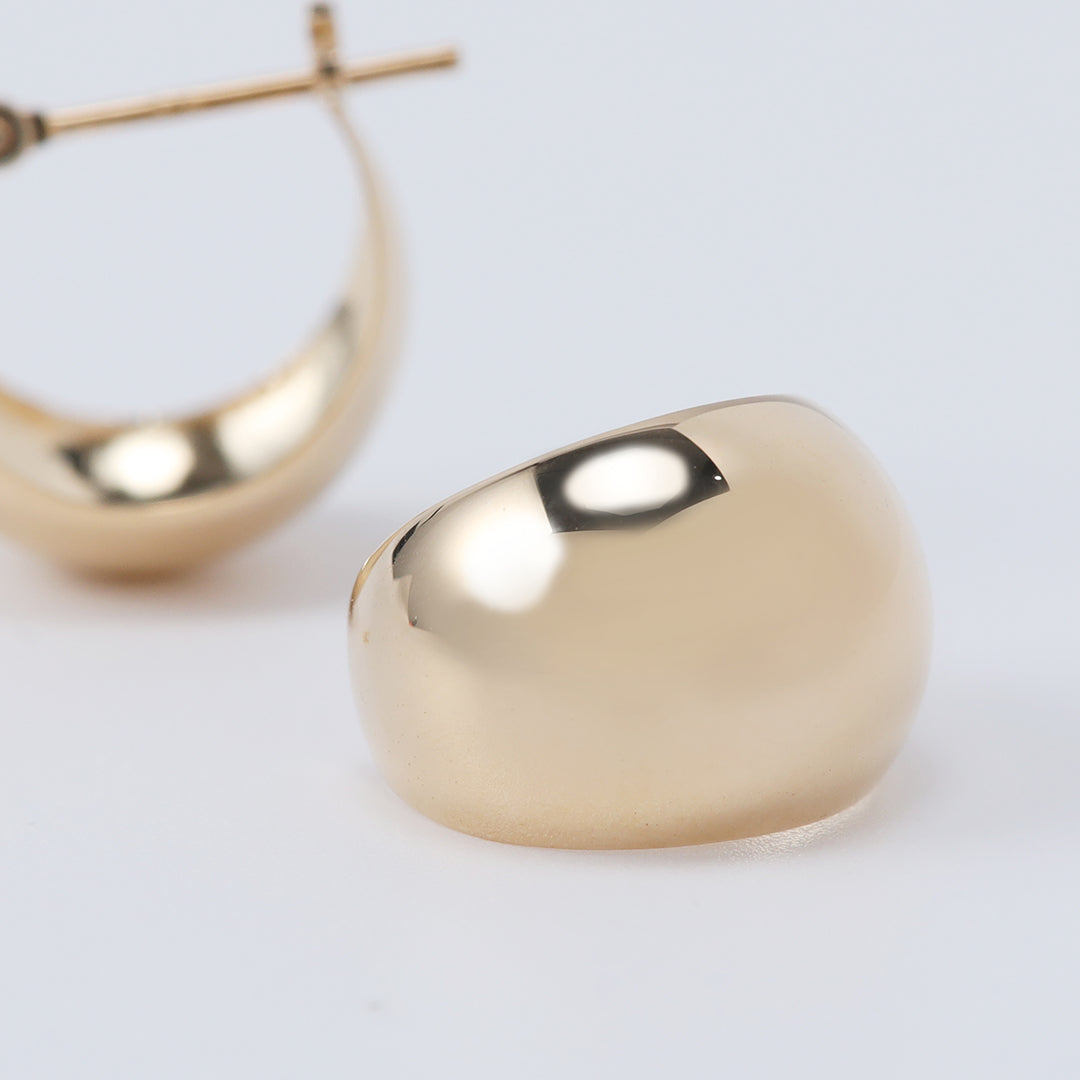 <NEW>K18ぽってりフープピアス