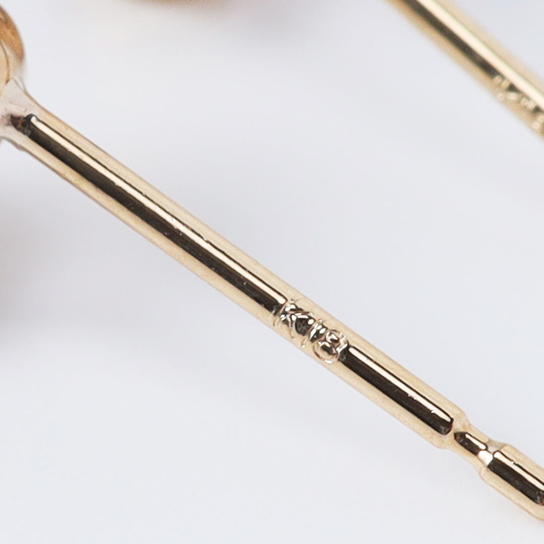 K18ラベンダースピネルピアス