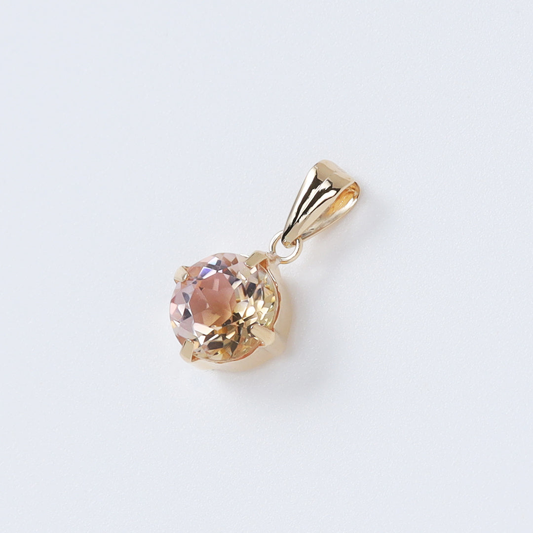 <NEW>【一点物】K18サンセットトルマリンペンダントトップD