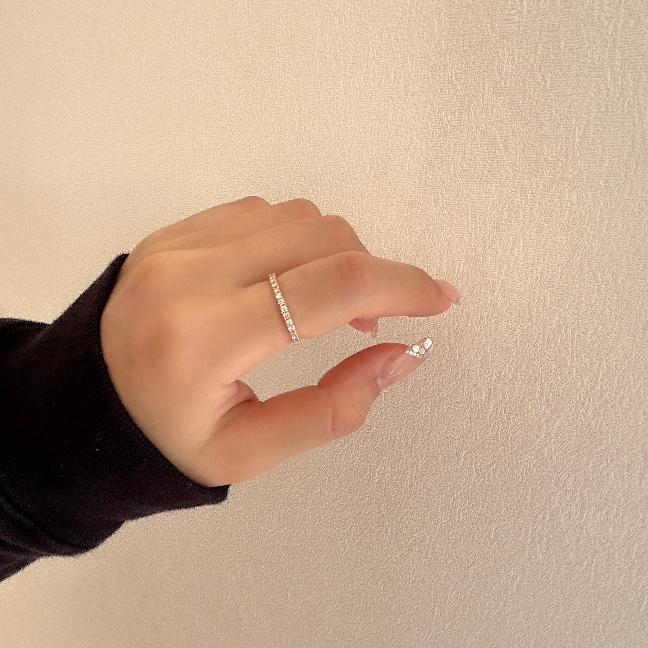 【受注生産品】K18ダイヤモンドフルエタニティリング