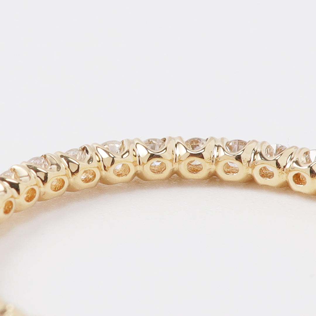 【受注生産品】K18ダイヤモンドフルエタニティリング