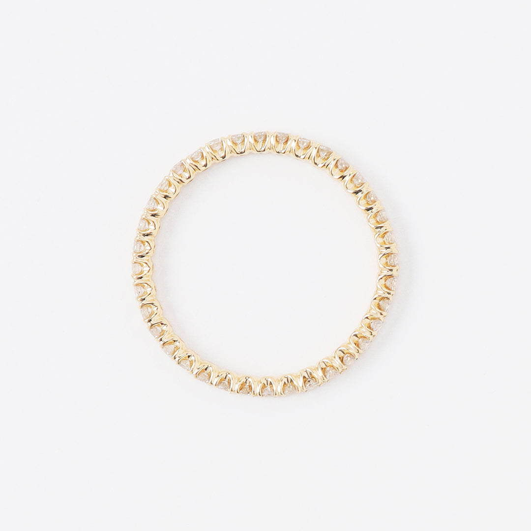 【受注生産品】K18ダイヤモンドフルエタニティリング