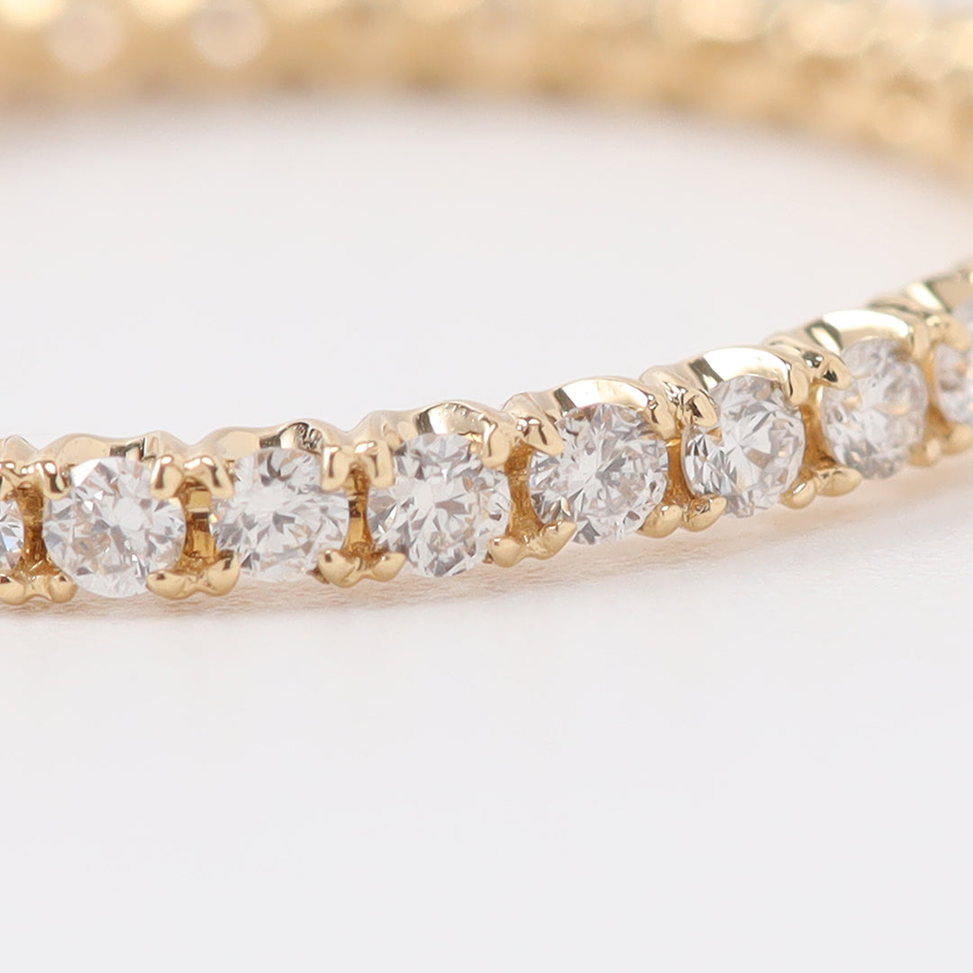 【受注生産品】K18ダイヤモンドフルエタニティリング