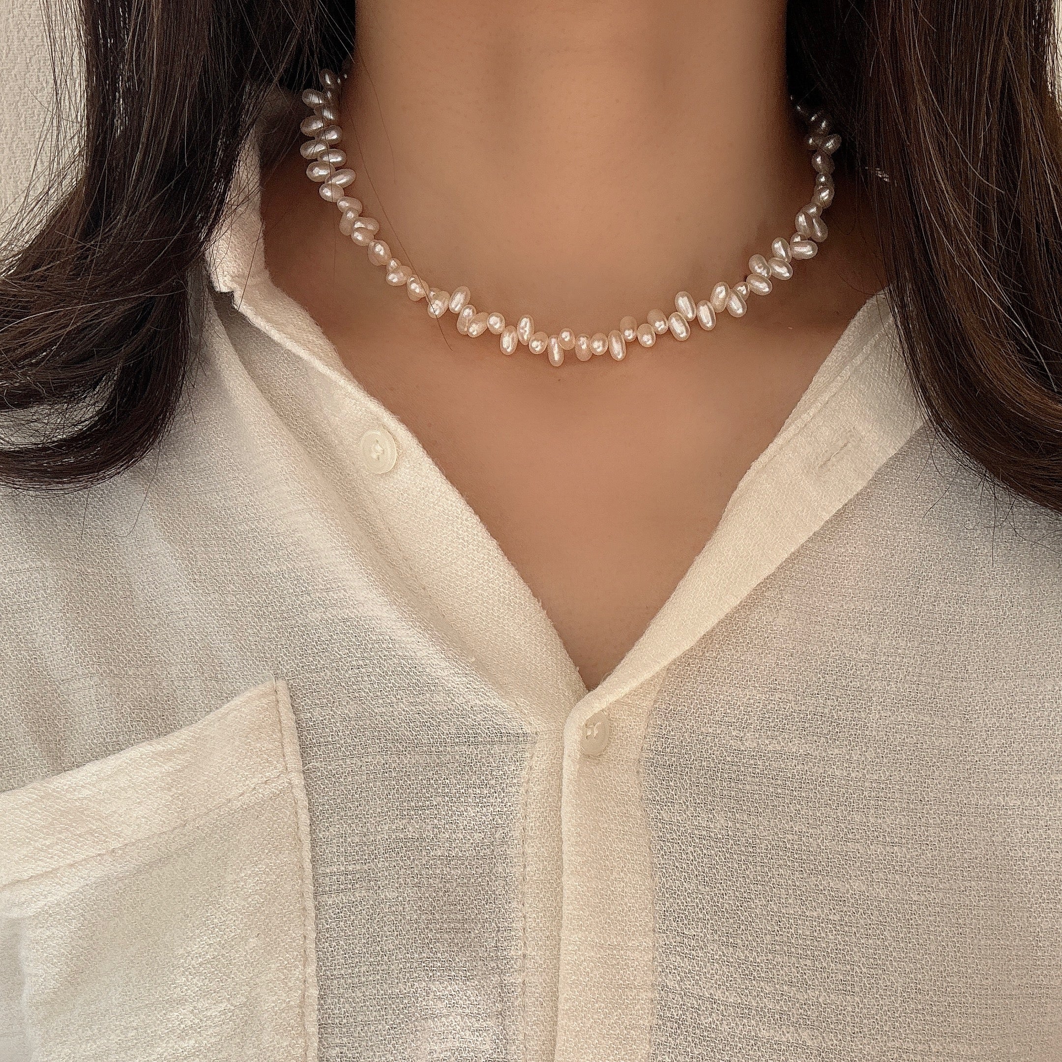 SV925淡水クレオパトラネックレス