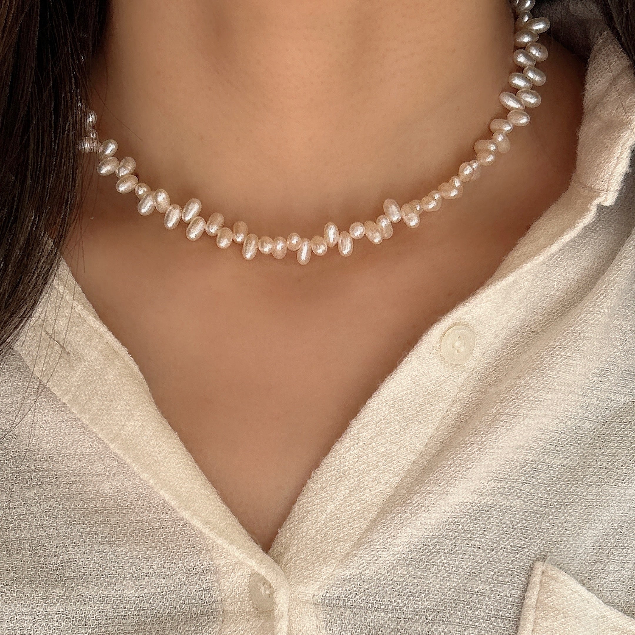 SV925淡水クレオパトラネックレス