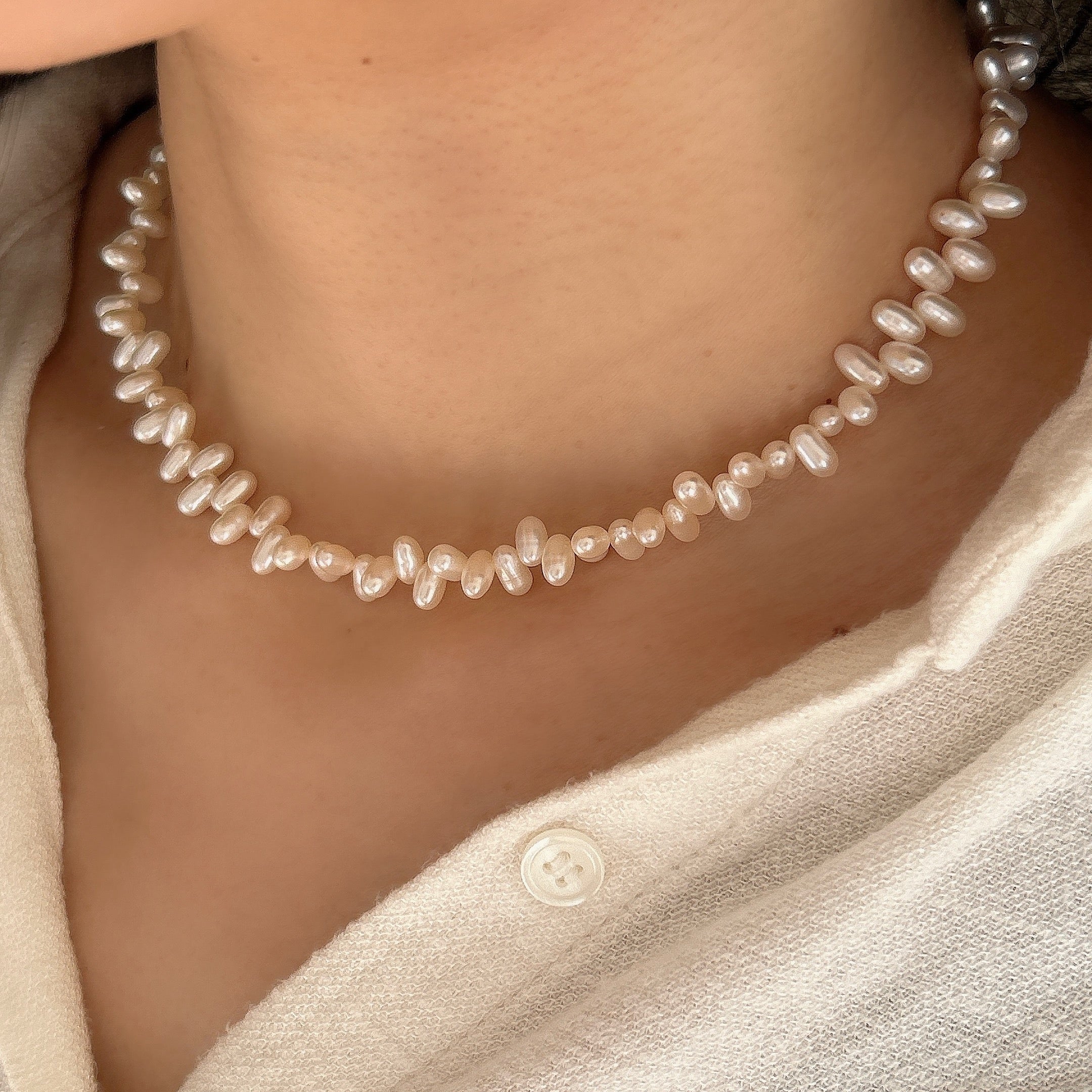 SV925淡水クレオパトラネックレス