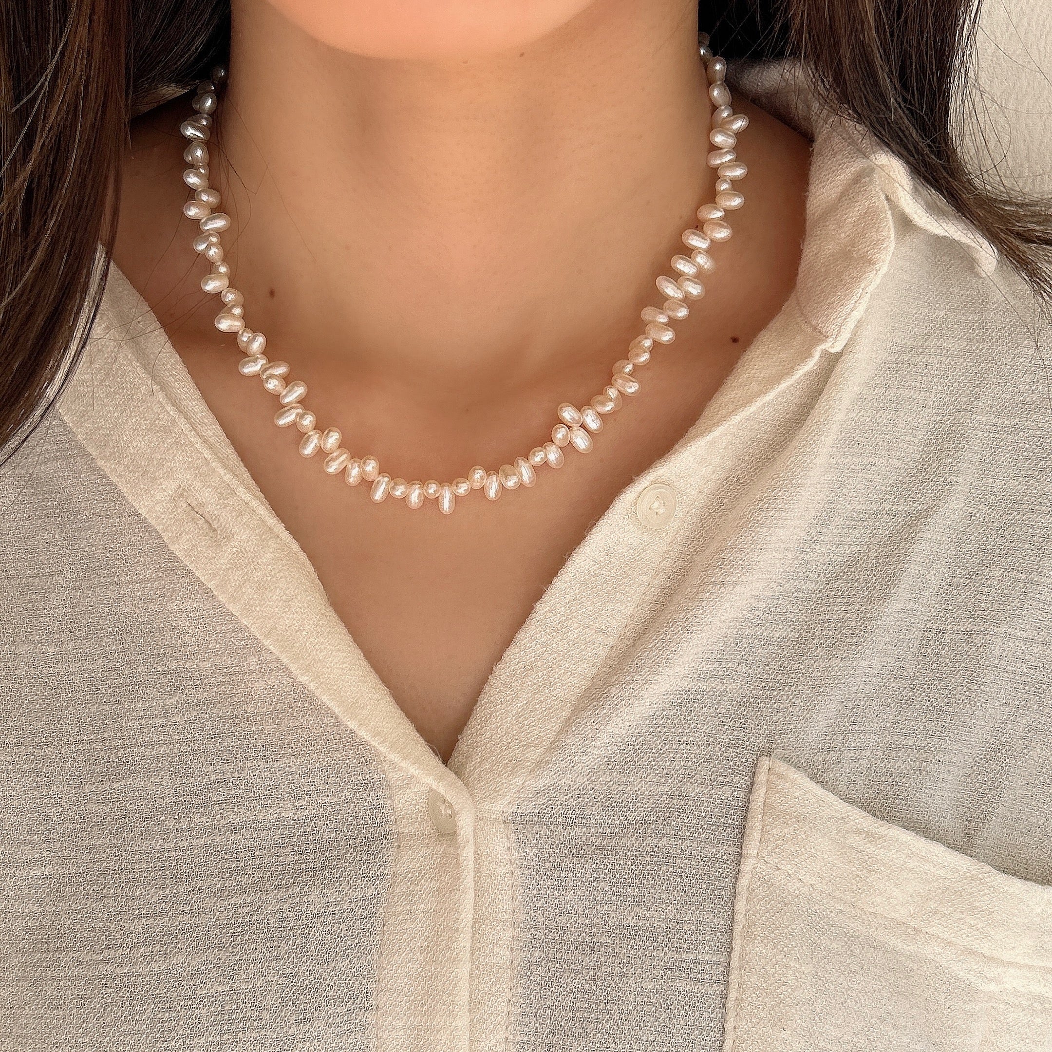 SV925淡水クレオパトラネックレス
