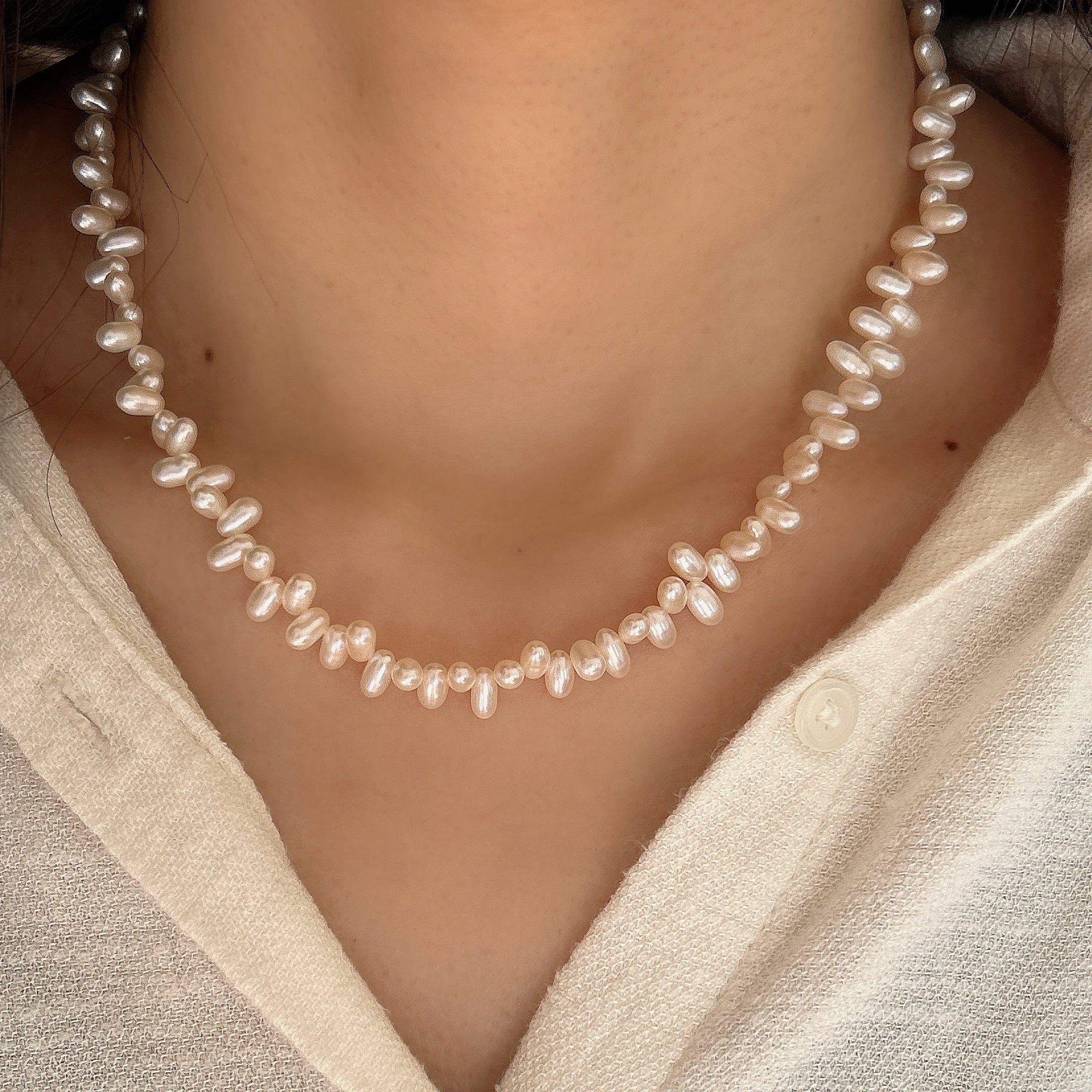 SV925淡水クレオパトラネックレス