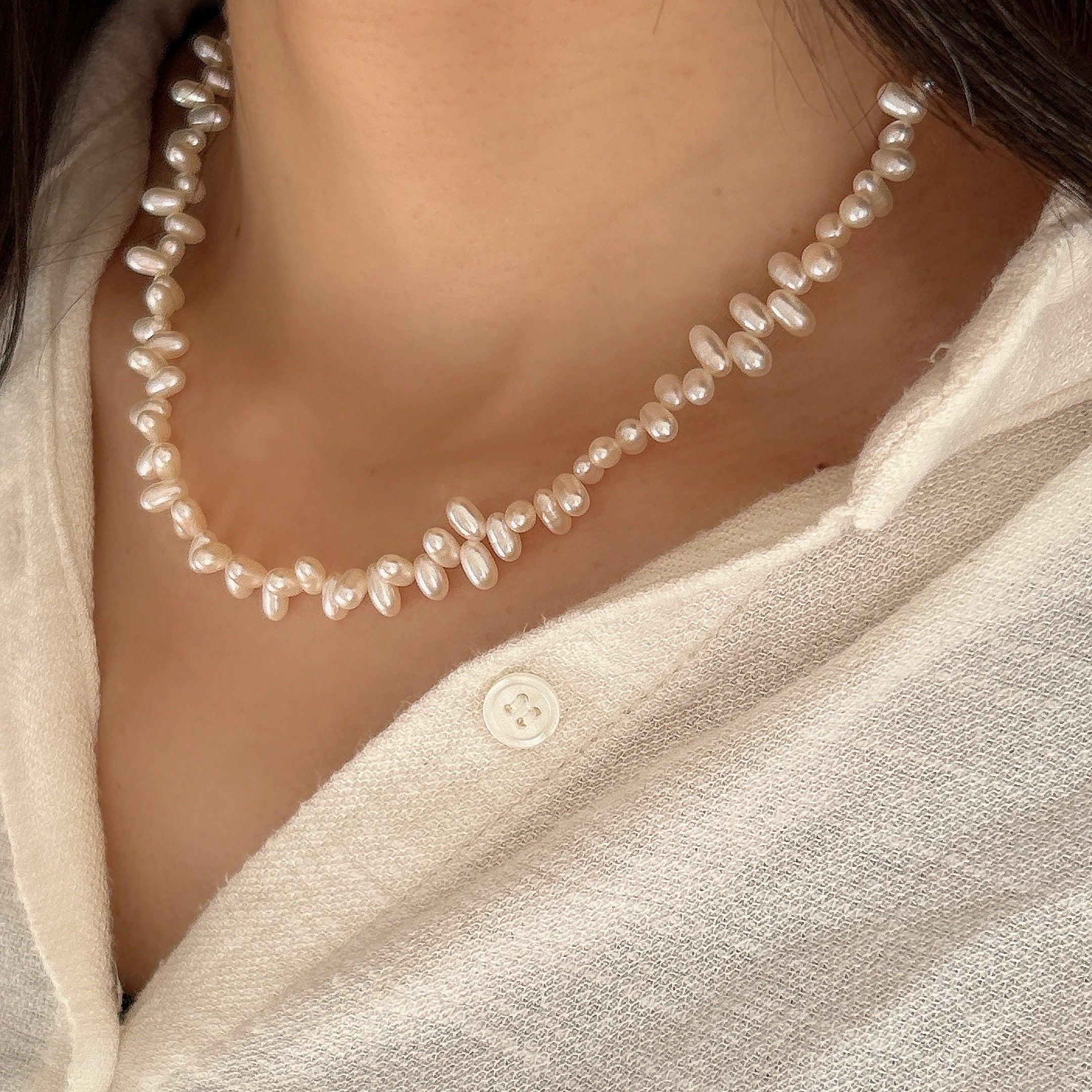 SV925淡水クレオパトラネックレス