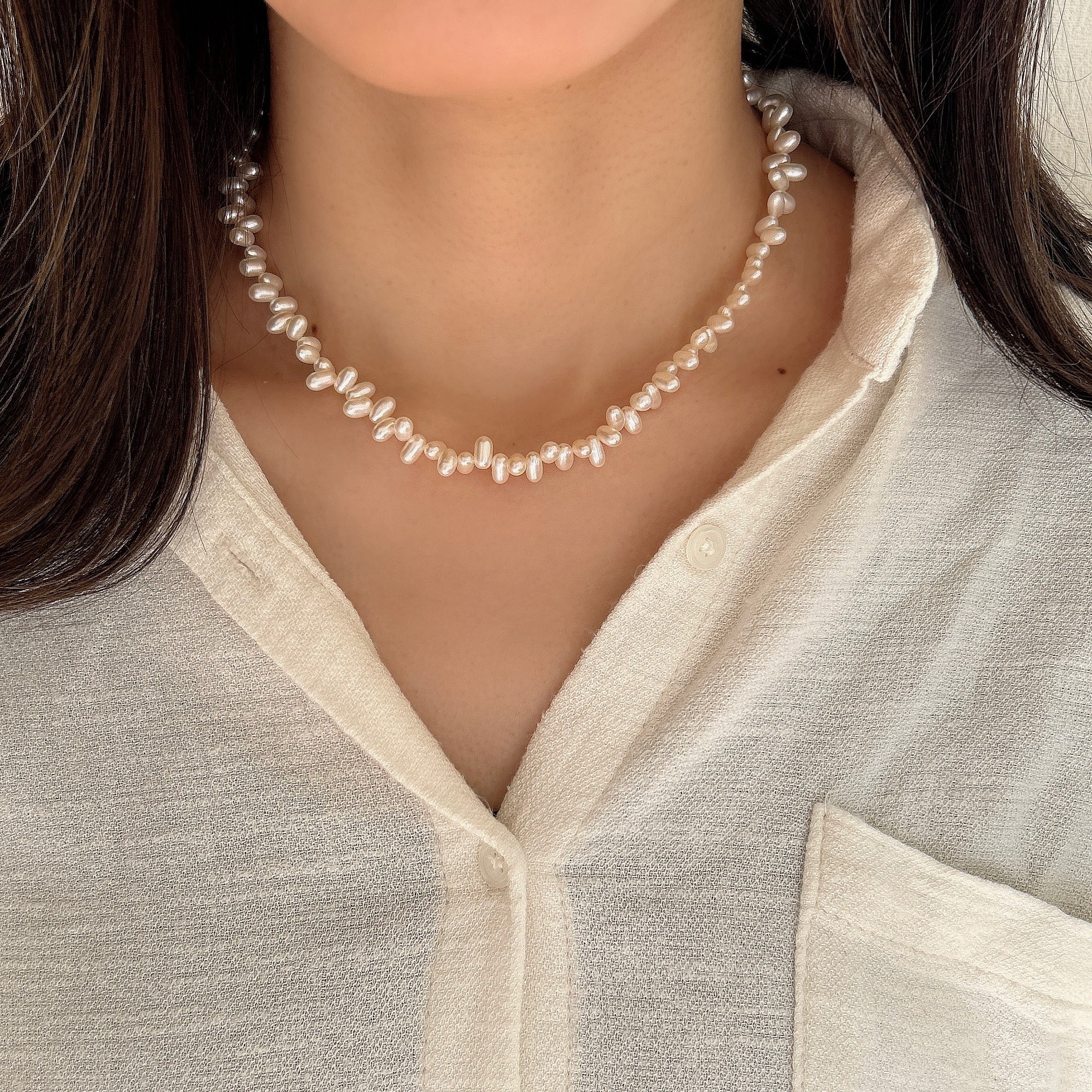 SV925淡水クレオパトラネックレス