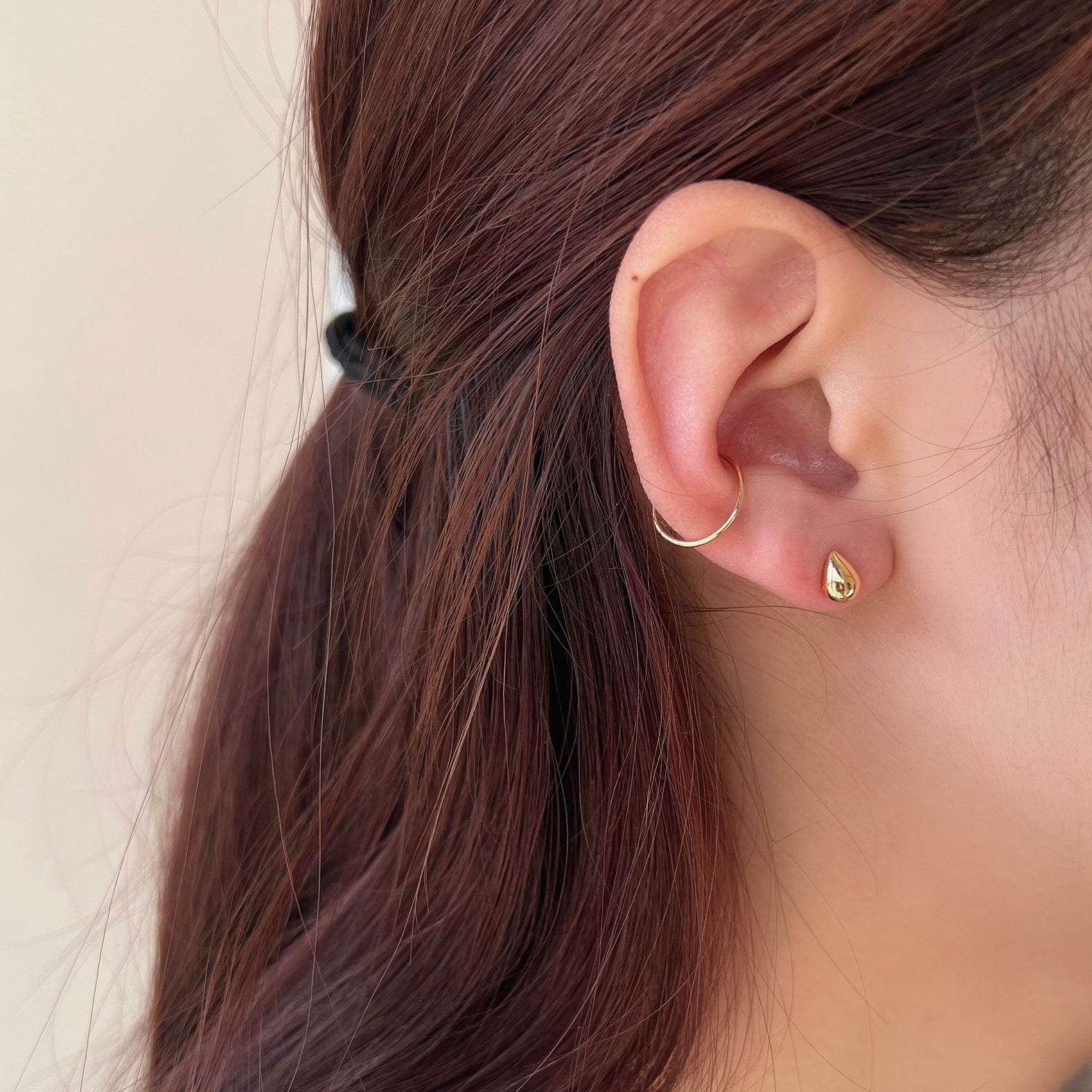 K18細身イヤーカフ