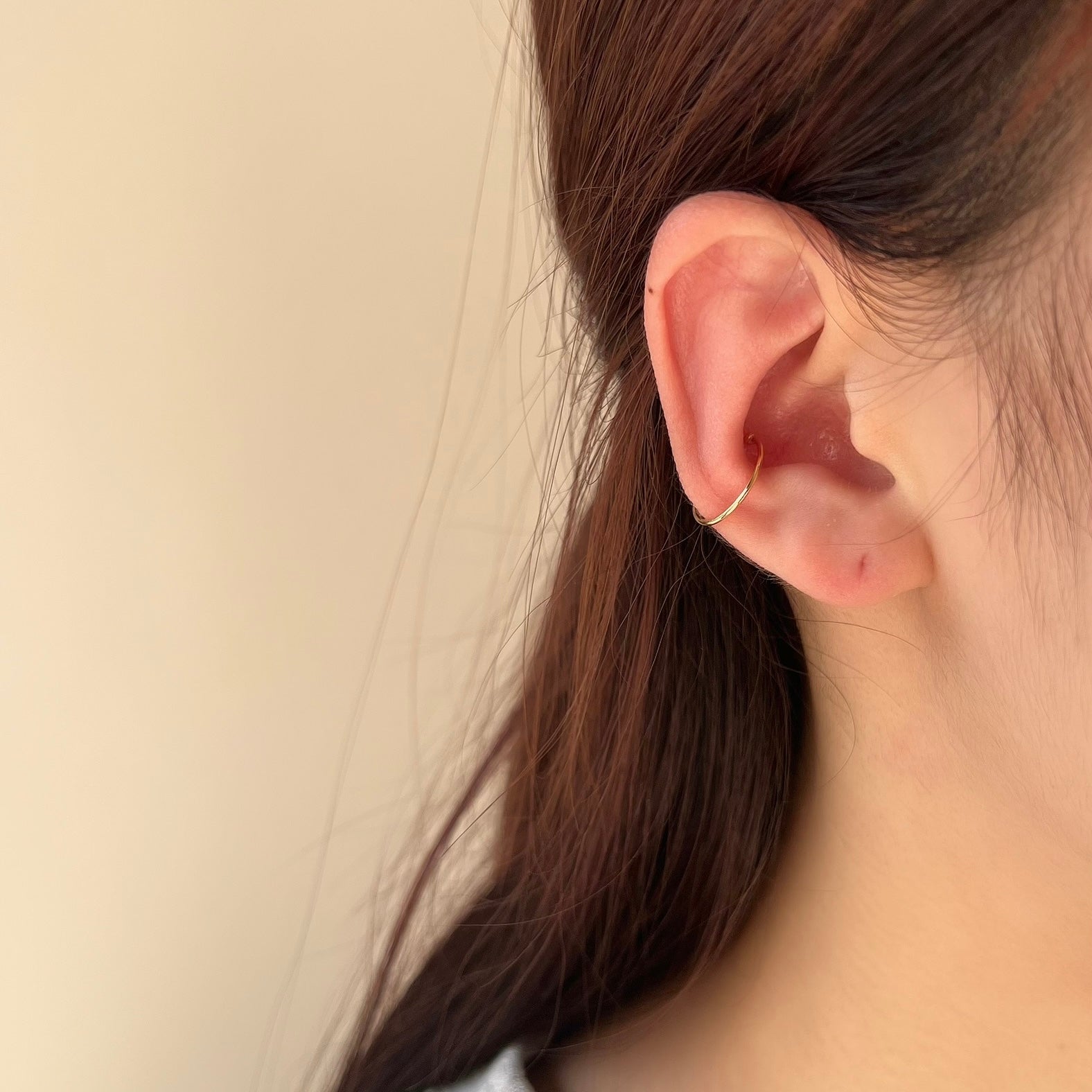 K18細身イヤーカフ