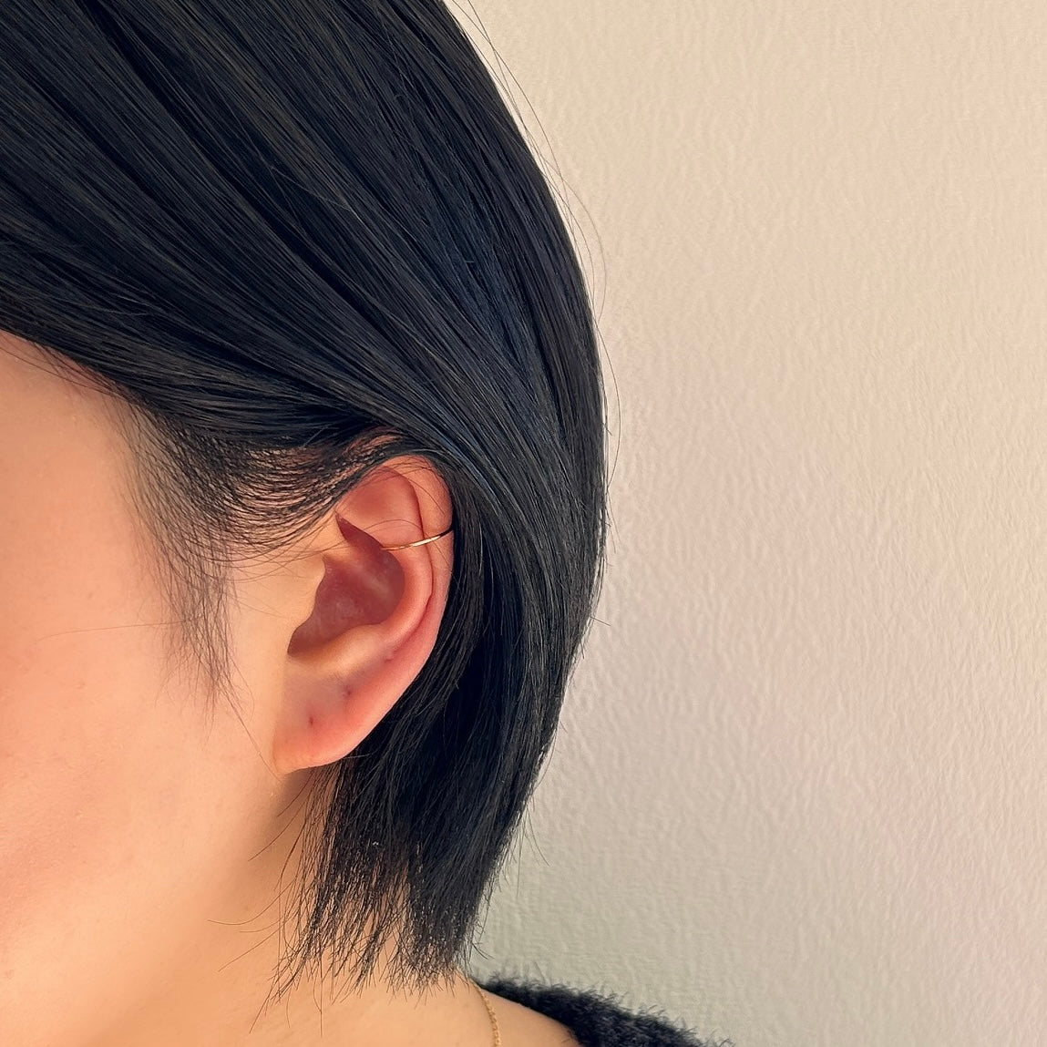 K18細身イヤーカフ