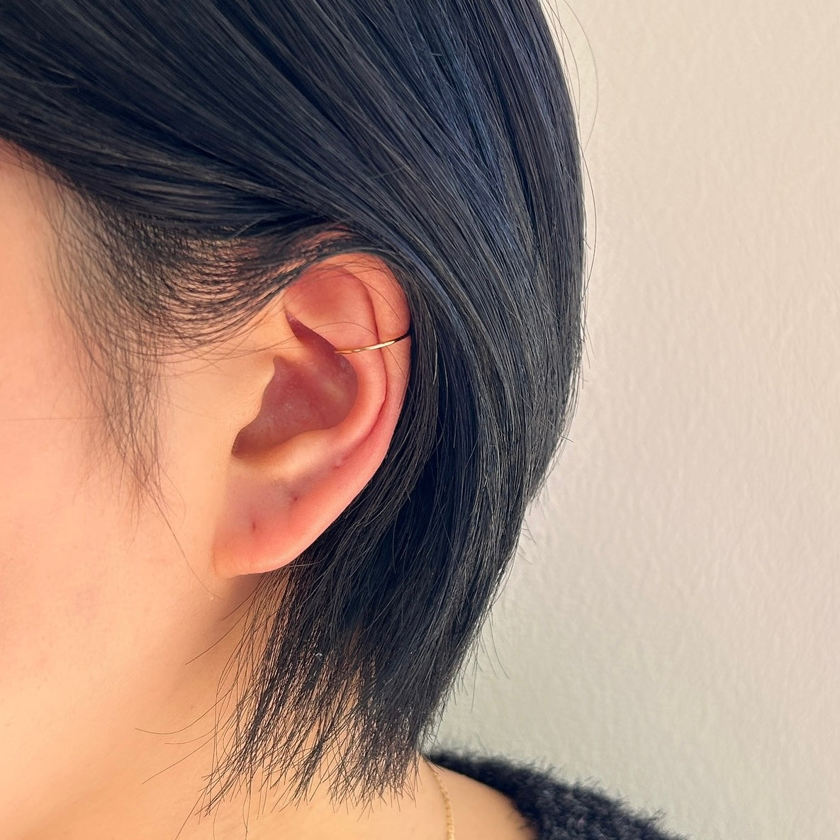 K18細身イヤーカフ