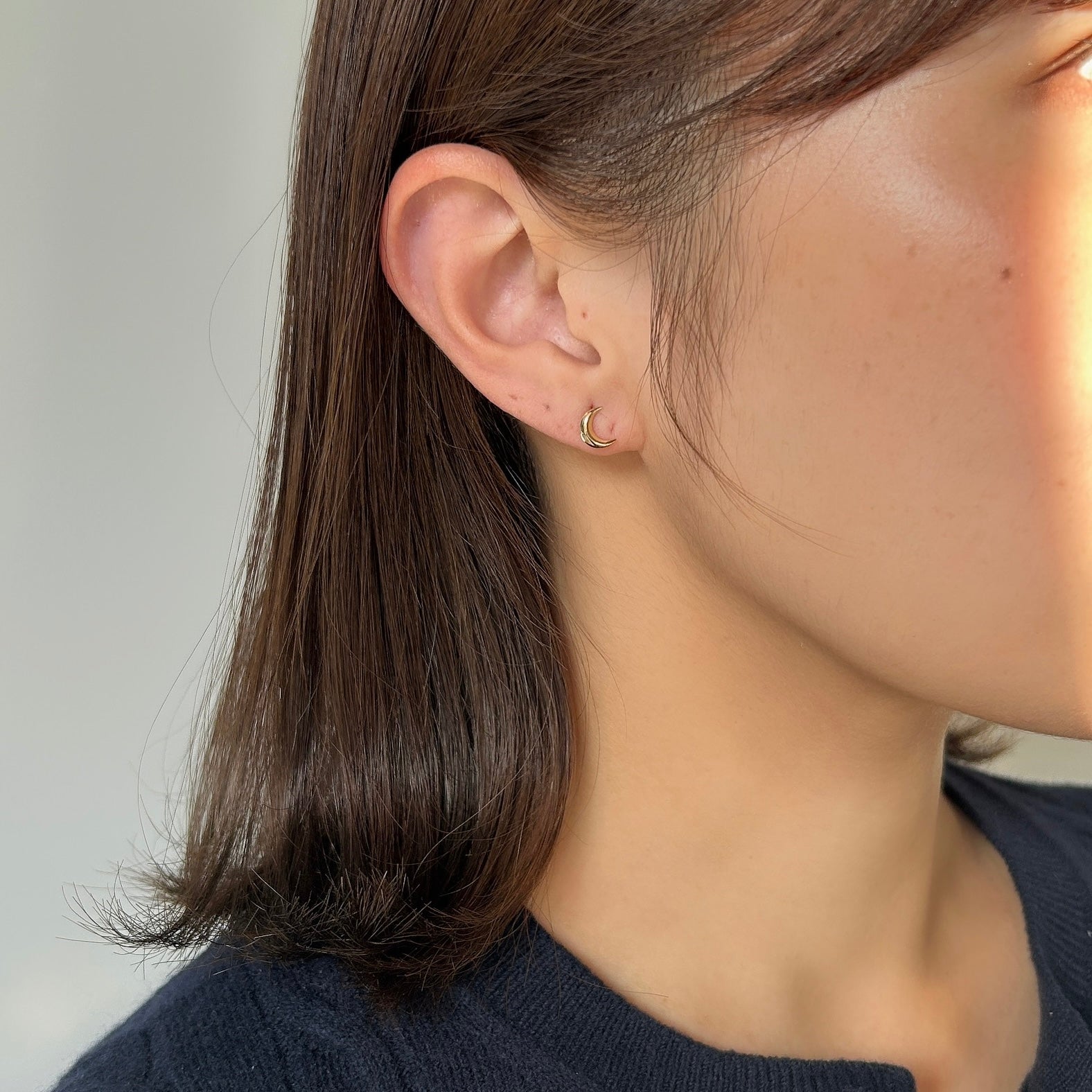 K18ツキピアス