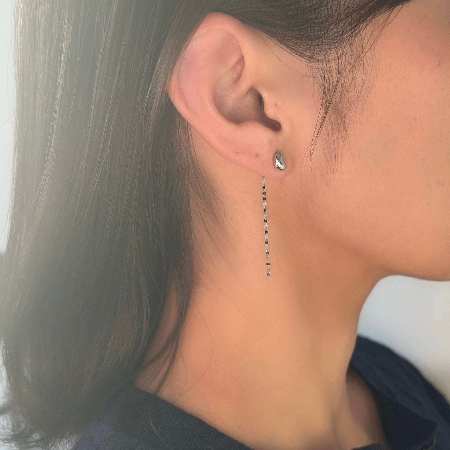 K18WGアリコルージュピアス