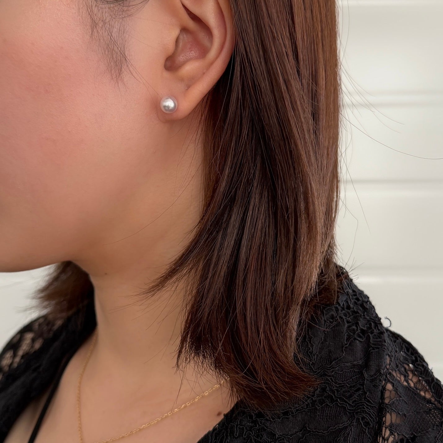 <NEW>K18アコヤパールナチュラルブルーピアス
