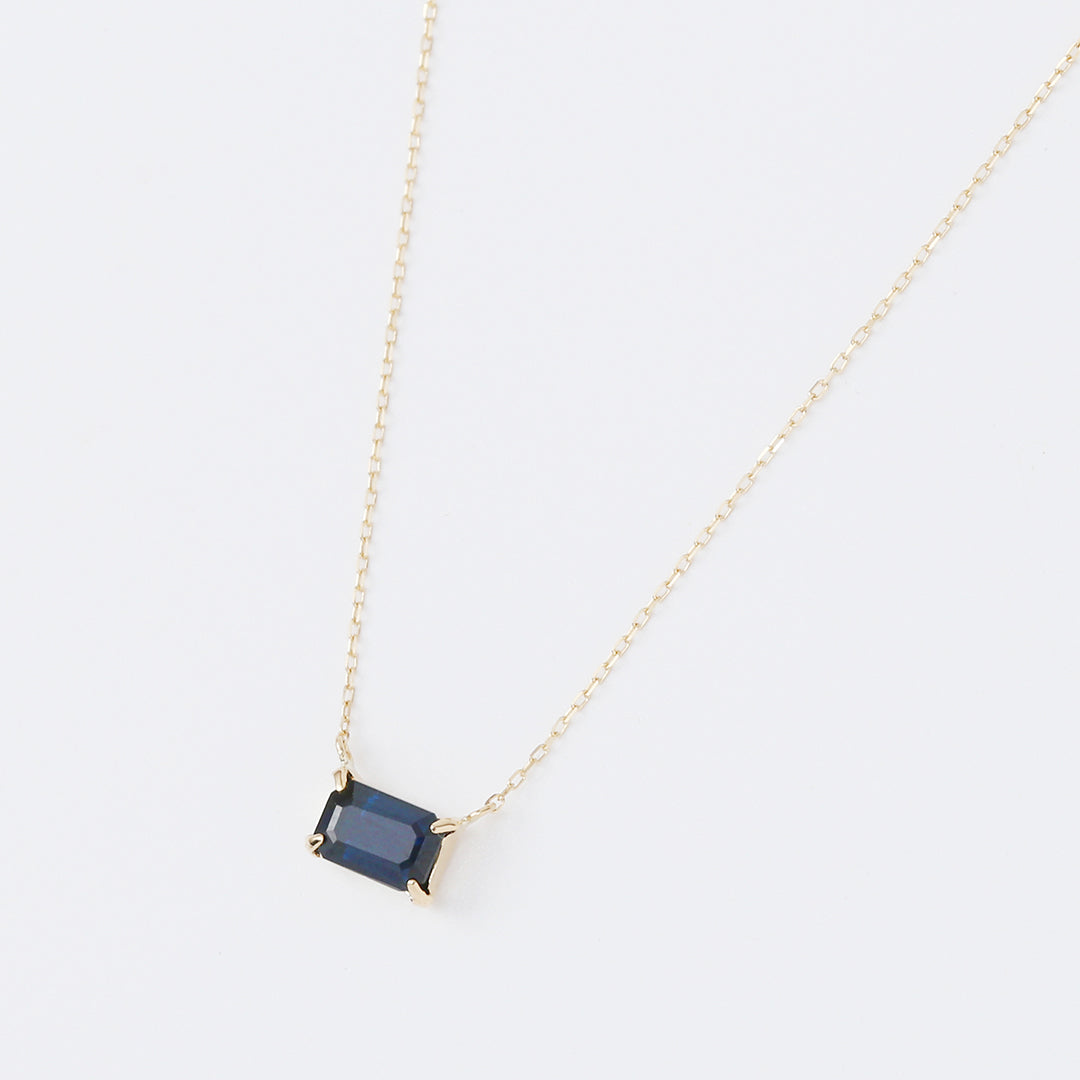 ご注意くださいK18YG サファイヤ ネックレス 0.18CT