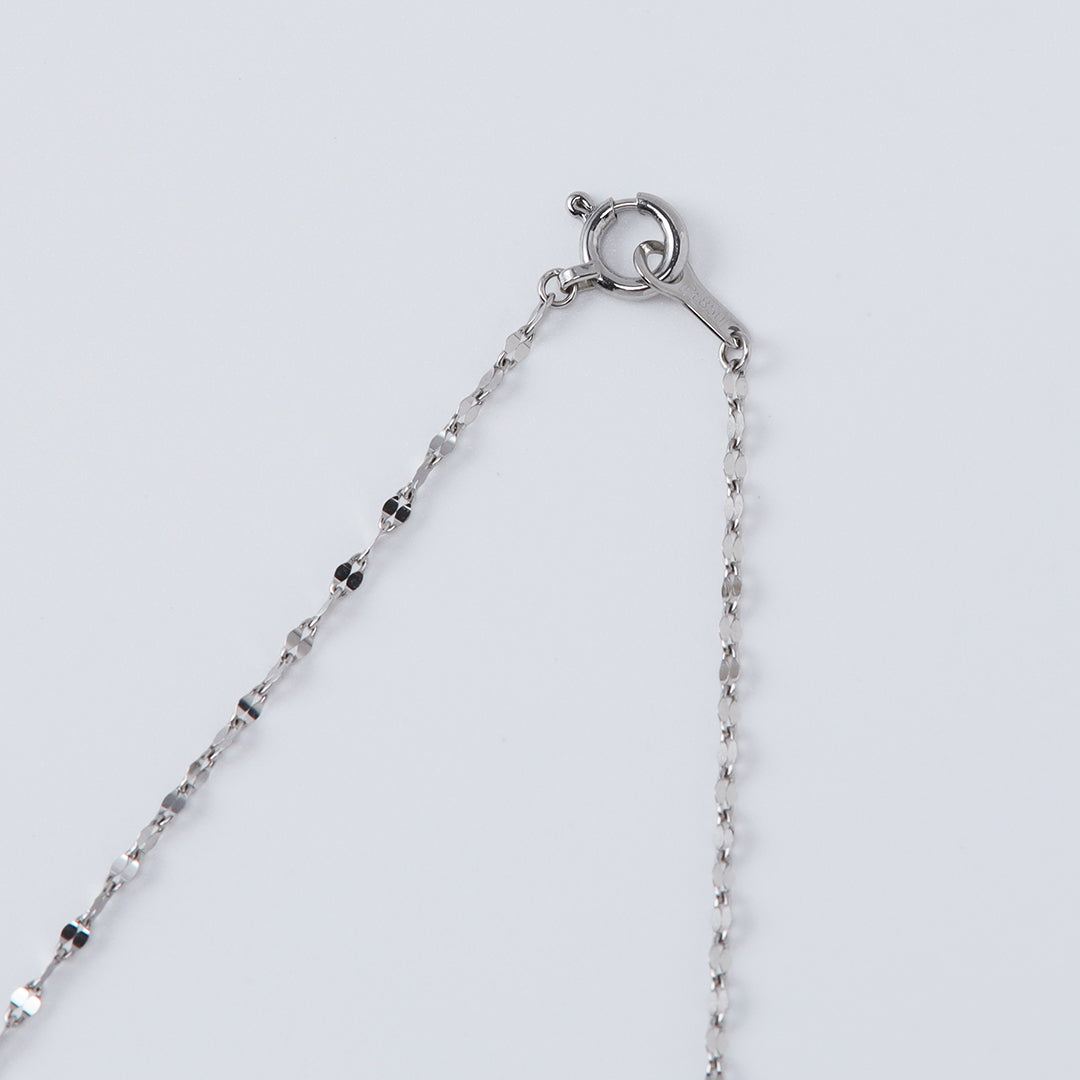 ＜NEW＞【受注生産品】Pt850ペタルチェーンネックレス