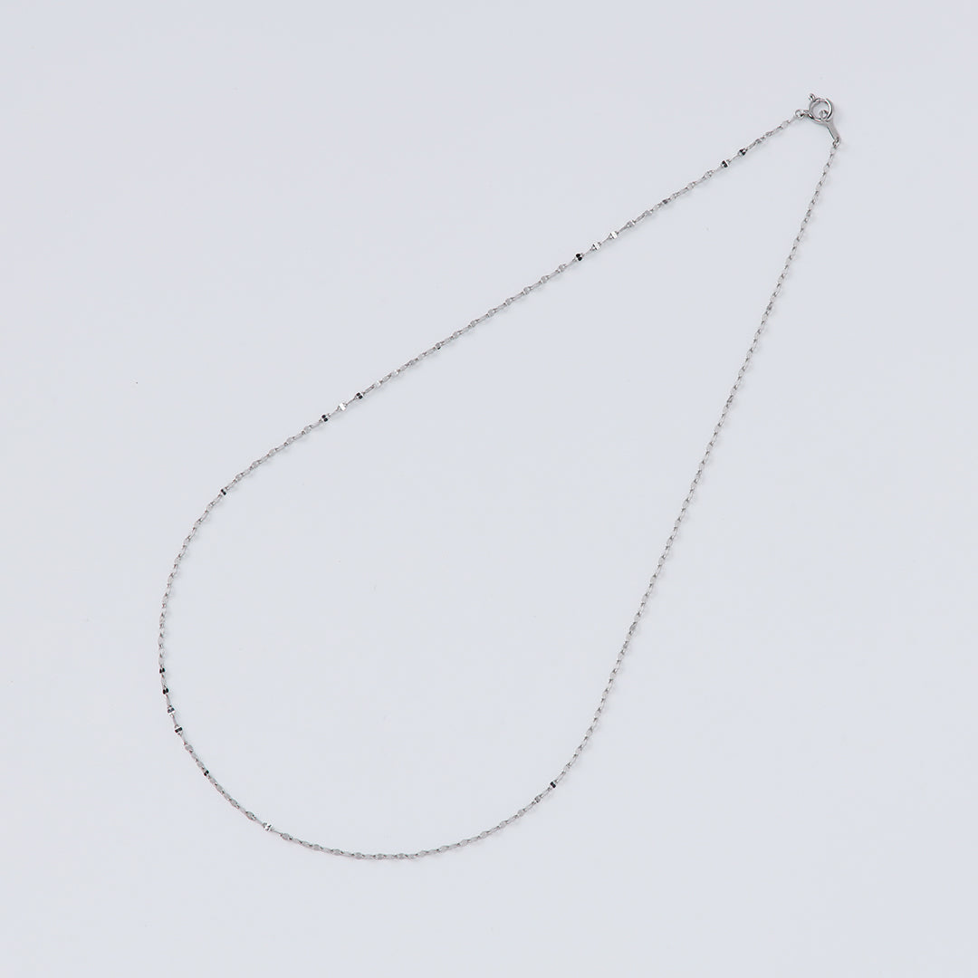 ＜NEW＞【受注生産品】Pt850ペタルチェーンネックレス