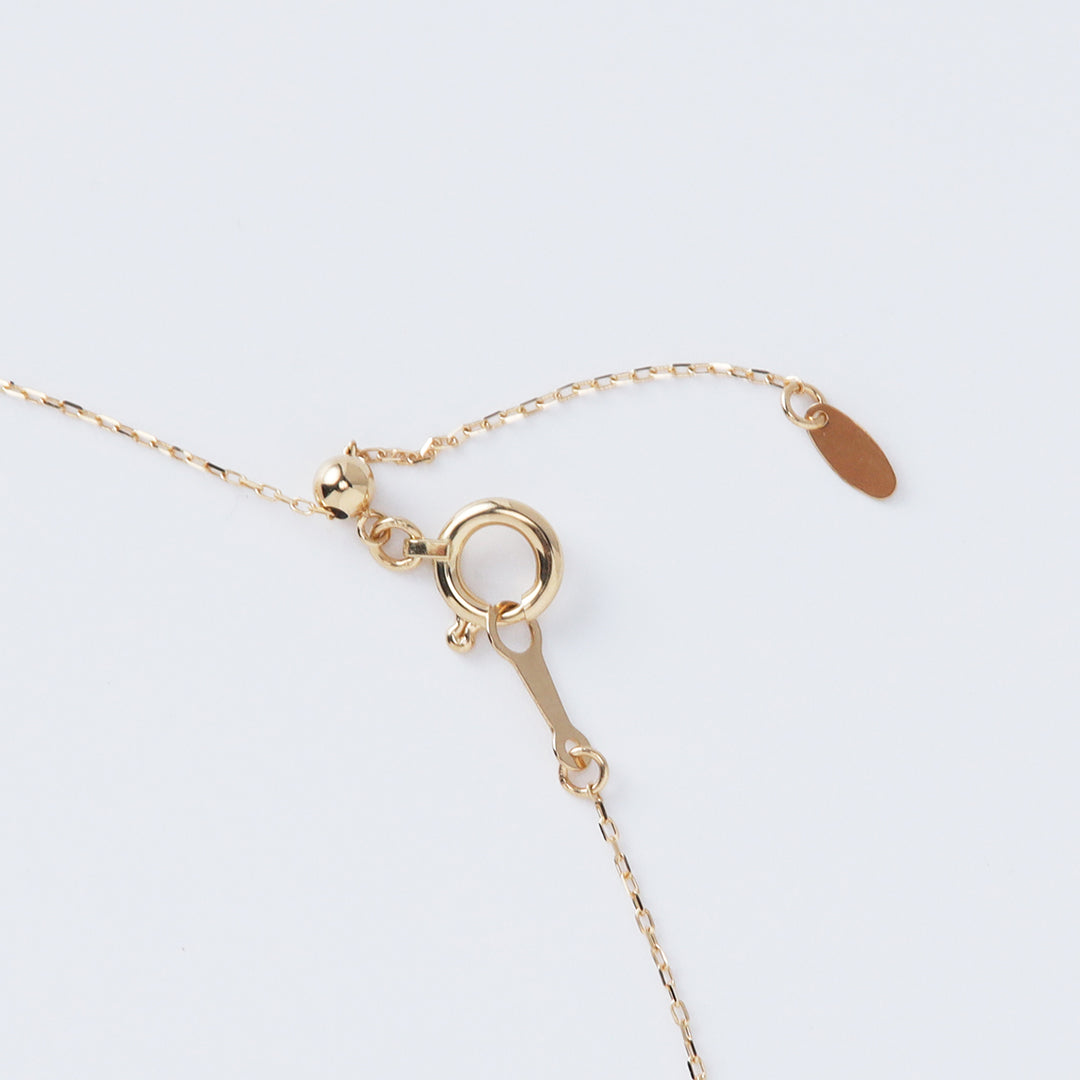 ＜クリスマス限定＞【受注生産品】K18 フラワーダイヤモンドネックレスミニ