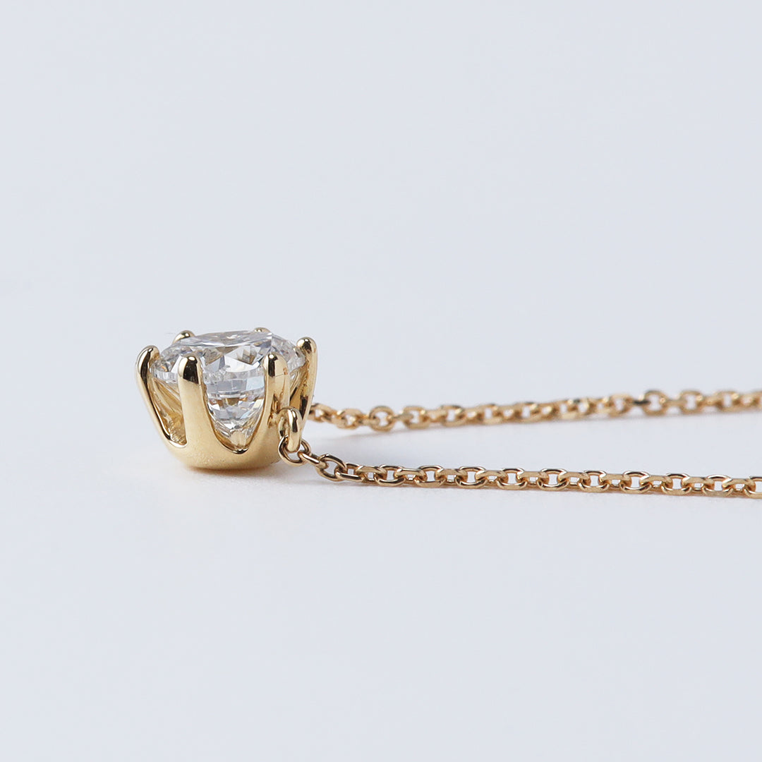 ＜クリスマス限定＞【受注生産品】K18 0.5ctダイヤモンドネックレス(ソーティング付き)