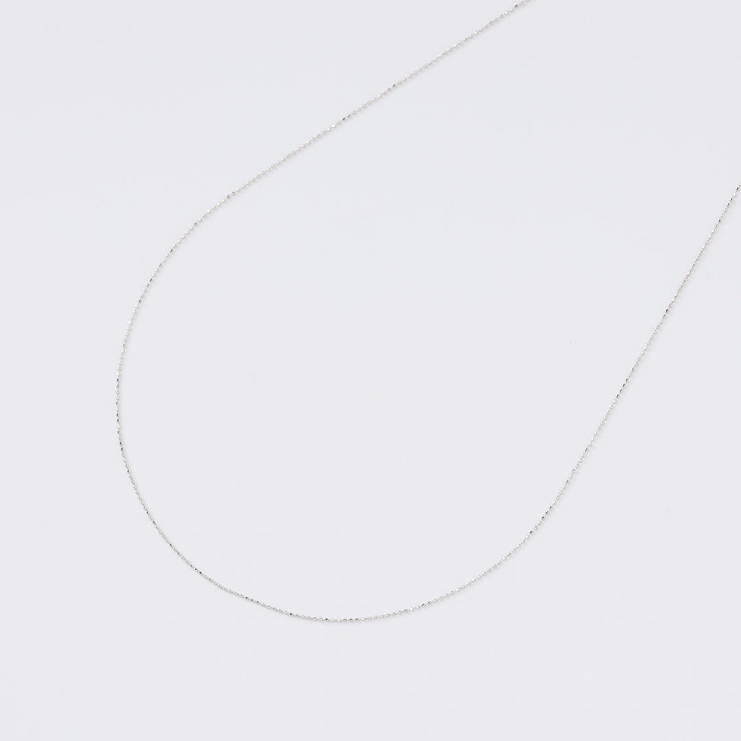 ＜NEW＞Pt850ボールチェーンスライドネックレス