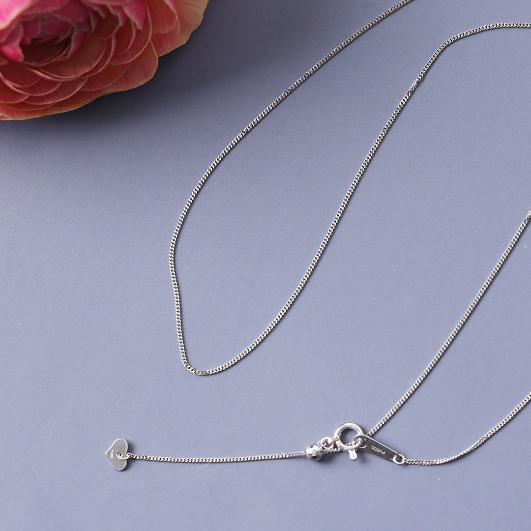 タイムセール♡Pt850 キヘイ チェーンネックレス 40cmペンダントトップ用 NEW＞Pt850キヘイチェーンスライドネックレス