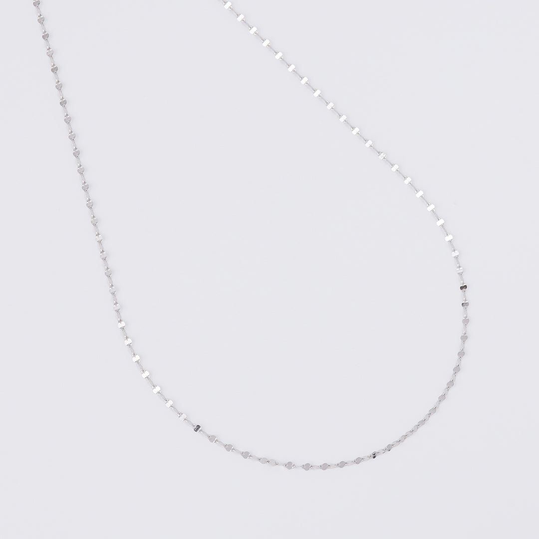 【受注生産品】＜NEW＞Pt850ペタルチェーンネックレス