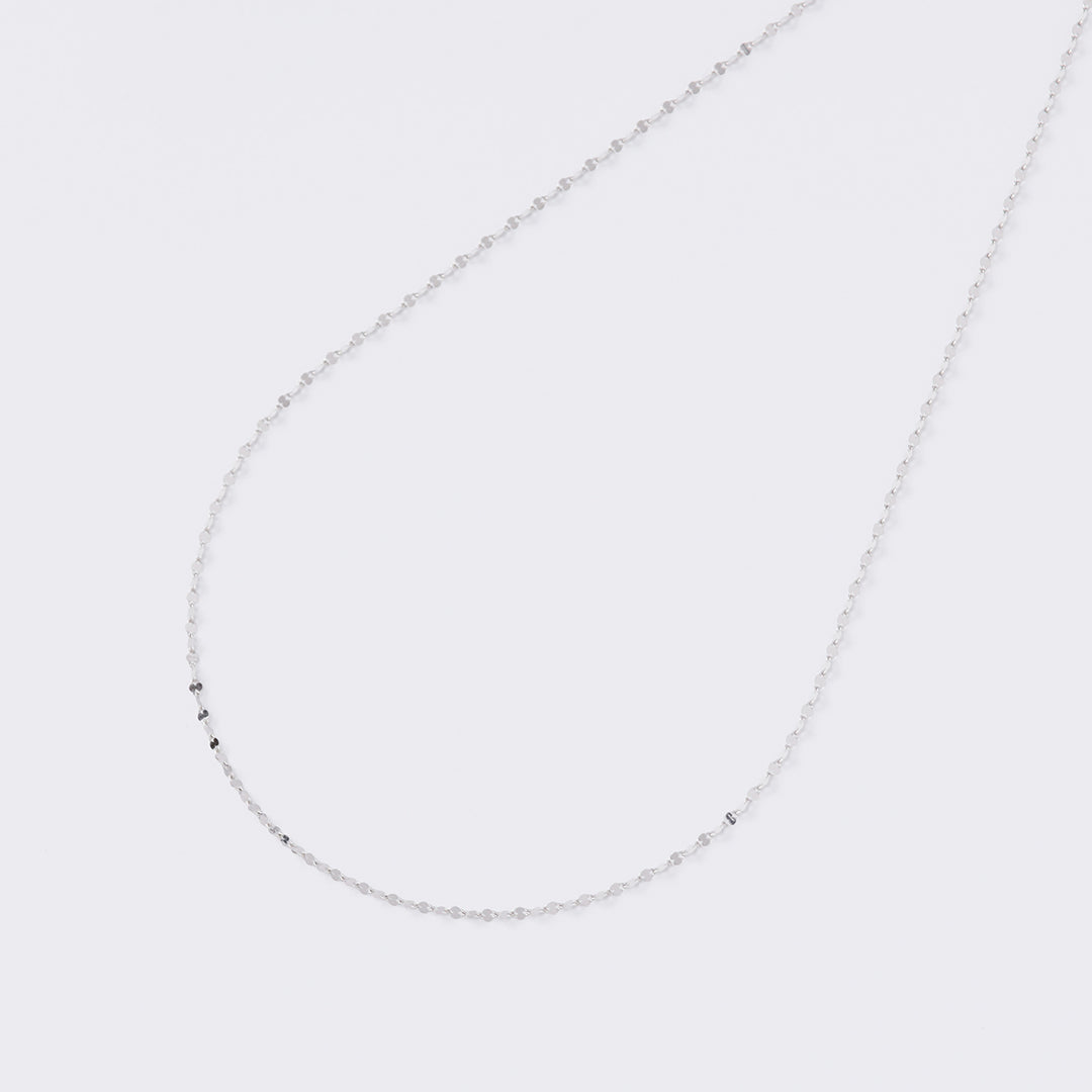 【受注生産品】＜NEW＞Pt850ペタルチェーンネックレス